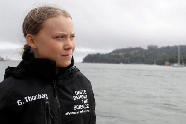 Greta Thunberg, líder sueca activista.