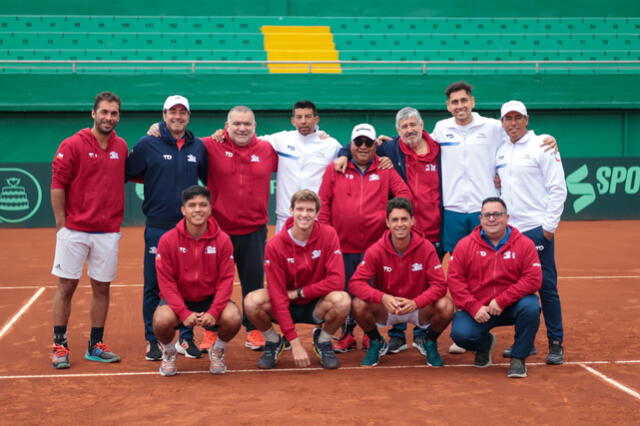 Equipo de Chile para la Copa Davis. Foto: Team Chile/Twitter