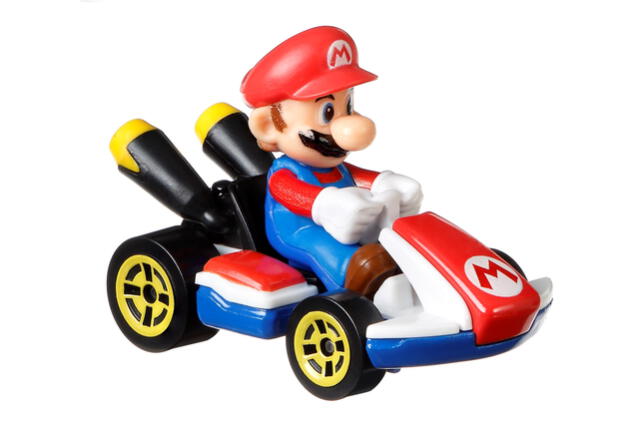 Mario Kart llega como nueva línea de vehículos y circuitos de Hot Wheels.