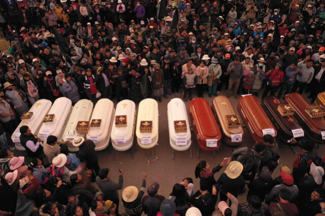 Hasta el momento 49 personas han muerto en Perú por las protestas en contra del gobierno de Dina Boluarte. Foto: EFE