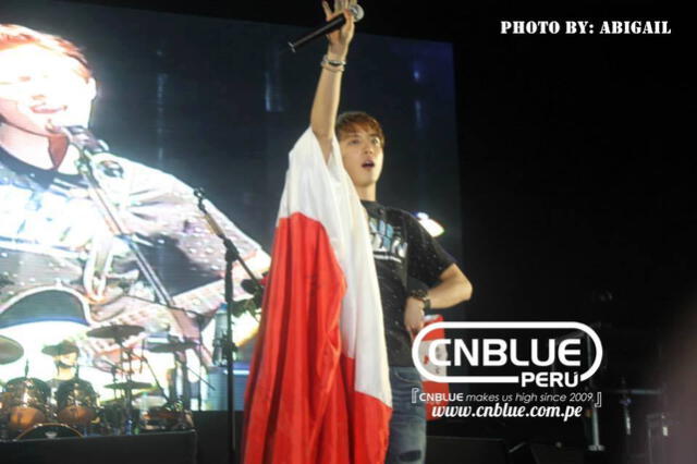 CNBLUE en Perú en el 2014. Foto: fanclub de CNBLUE