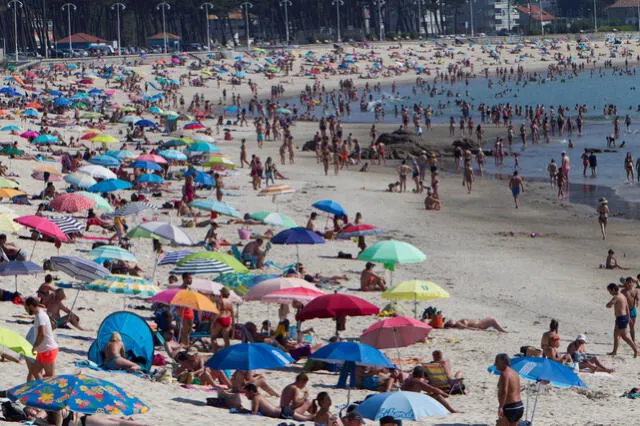 Playas de la Galicia podría convertirse en un foco de infección alto. Foto: EFE.
