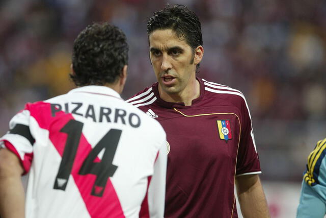 Alejandro Cichero, Claudio Pizarro, Selección de Venezuela, Copa América 2007, Perú vs. Venezuela