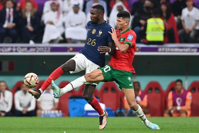 Marcus Thuram usa el número 26 en la Francia de Deschamps. Foto: EFE