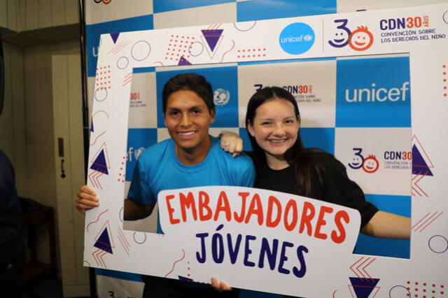 Embajadores juveniles de Unicef