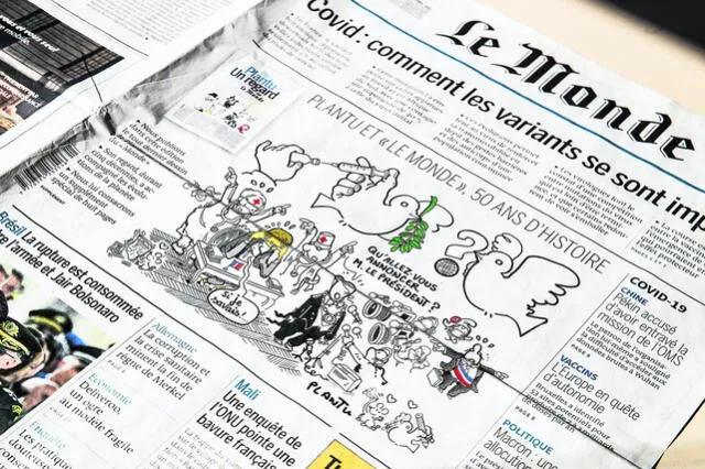 Le Monde's French cartoonist retires after 50 years