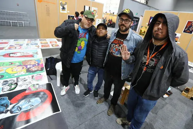 Talentosos ilustradores peruanos en la Comic con Gallery.