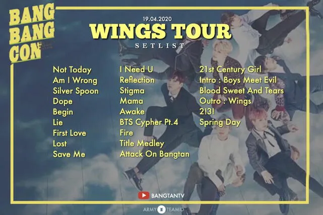 SETLIST del Bang Bang Con DÍA 2