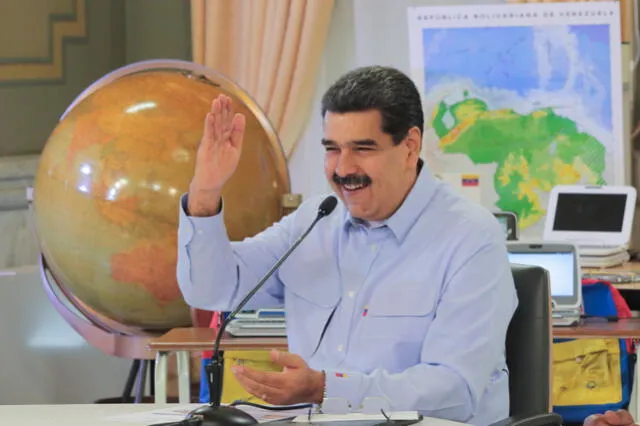 Nicolás Maduro ironizó al presidente Vizcarra antes de la disolución del Congreso peruano. Foto: AFP.