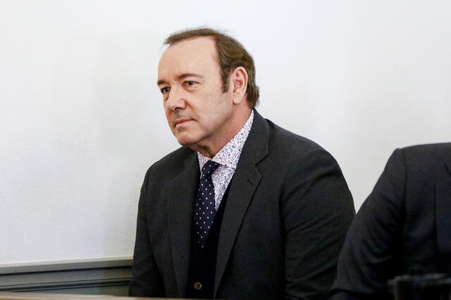 Kevin Spacey en juicio.