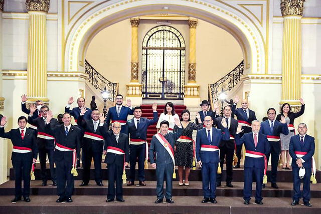 El cuarto gabinete ministerial liderado por Aníbal Torres juró el último 8 de febrero tras la renuncia de Mirtha Vásquez. Foto: Diario Oficial El Peruano