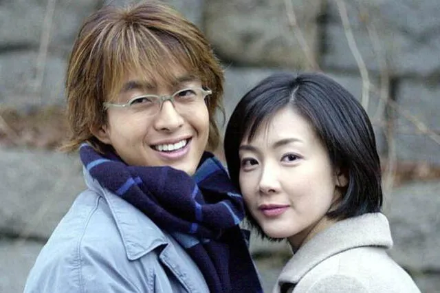 Bae Yong Joon y Choi Ji Woo en "Sonata de invierno". Foto: KBS