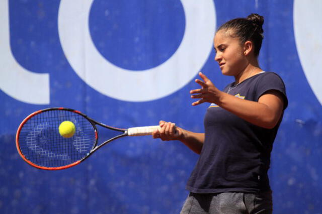 Bárbara Gatica tenía la esperanza de disputar Wimbledon en junio. Foto: LaTercera
