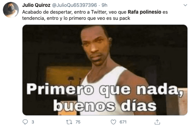 Rafa Polinesio es tendencia en Twitter