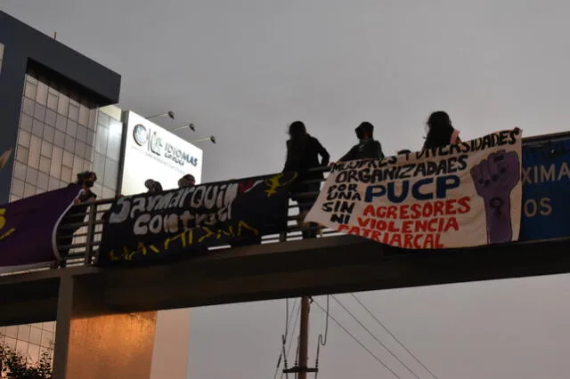 Protesta de estudiantes en las calles de San Miguel. Foto: Lucía Castro