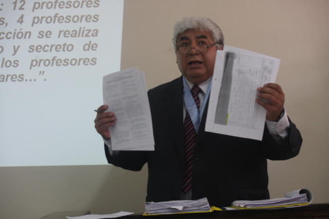 Comisión de U. San Agustín afirma que título profesional de Edgar Alarcón es fraudulento