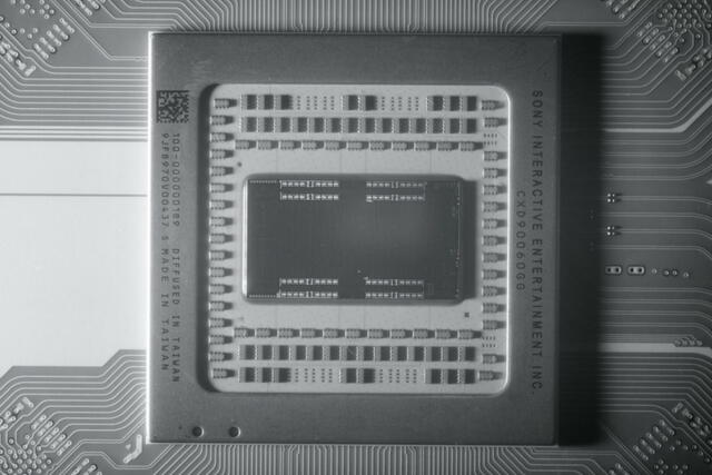 Circuito integrado de la PS5. Foto: Twitter/Fritzchens Fritz