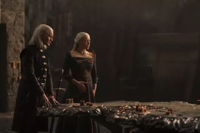 Rhaenyra y Aemon Targaryen en "House of the dragon" 1x10. Foto: HBO Max