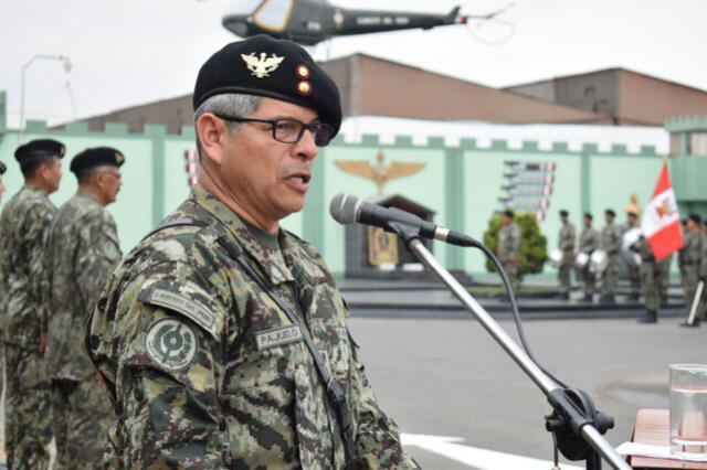 General EP Ángel Pajuelo Jibaja, secretario del excomandante general del Ejército, José Vizcarra. Foto: La República