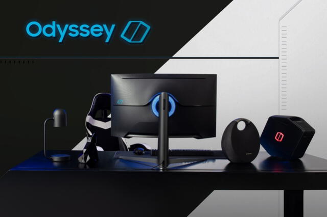 Samsung presentó línea de monitores gamer 'Odyssey' en CES 2020.