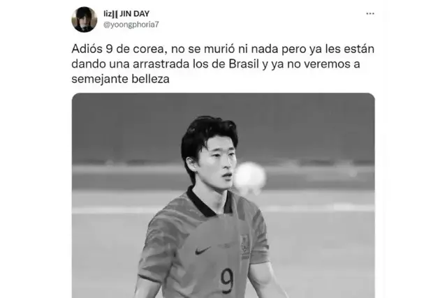 Meme Brasil vs. Corea del Sur. Foto: Twitter