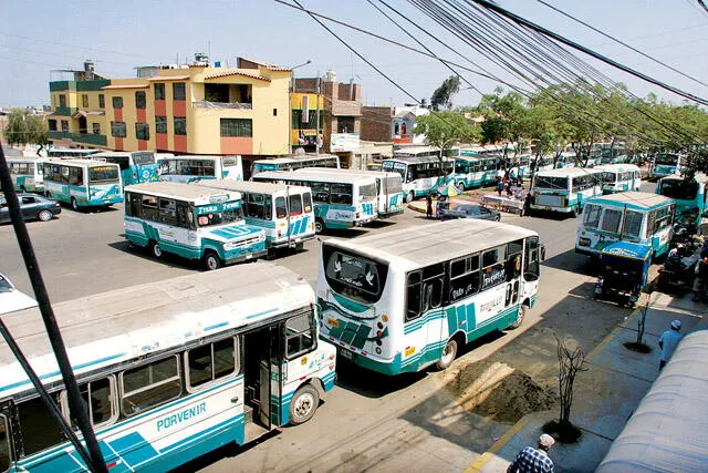 Trujillo: el 80% de transporte público se suma al paro del 4 de julio