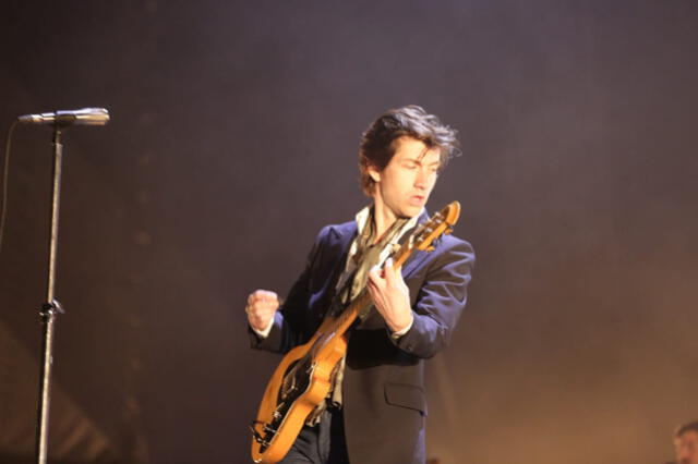 Alex Turner, de Arctic Monkeys. Foto: John Reyes/GLR