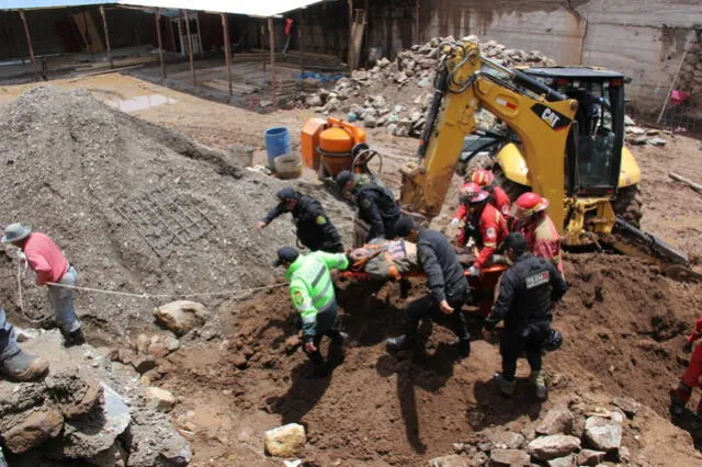 Puno: obrero falleció luego que muro de tierra le cayera encima [VIDEO] 