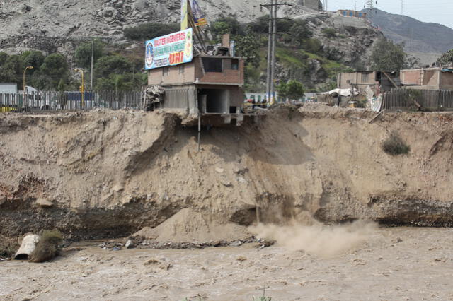 Distritos de Lima en alerta por crecida del caudal del río Rímac