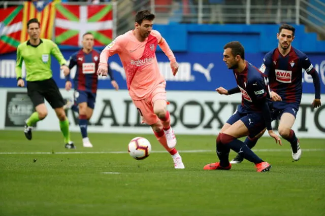 Lionel Messi marca un doblete en menos de un minuto y liquida al Eibar [VIDEO]