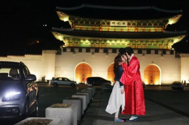 Yoo In Na y Ji Hyun Woo en Queen and I. Foto: tvN