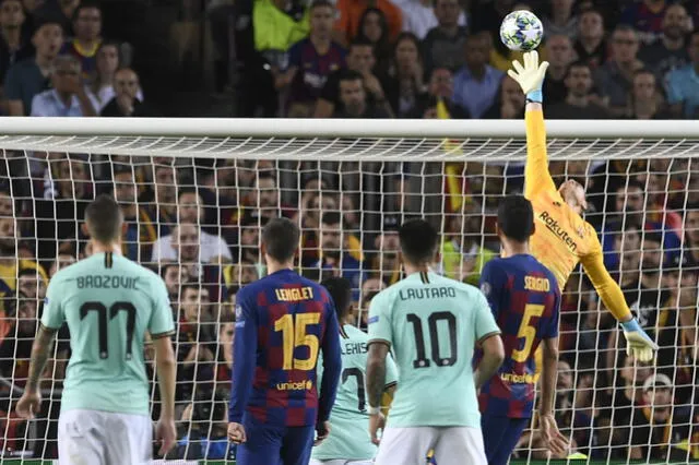 Barcelona cae 1-0 ante el Inter con gol de Lautaro. (Créditos: AFP)
