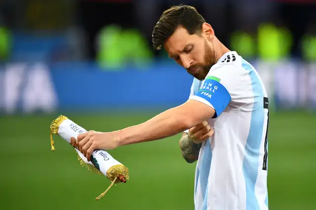 Lionel Messi es el capitán de la selección argentina. Foto: AFP