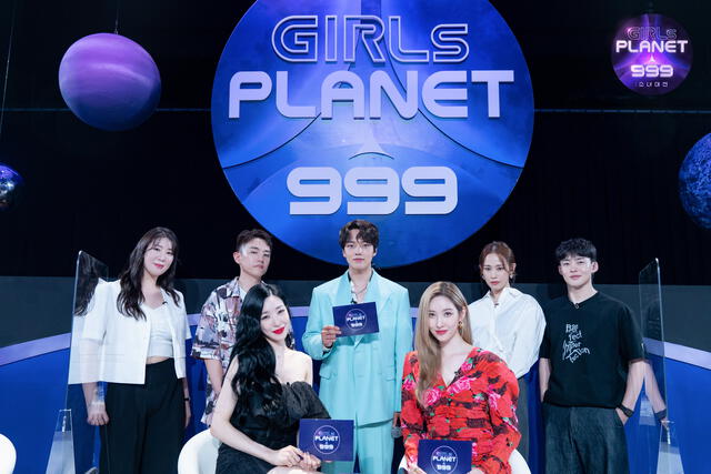 Jurados en Girls Planet 999. Foto: Mnet