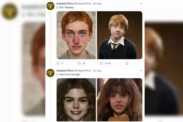 Harry Potter en los libros y la película