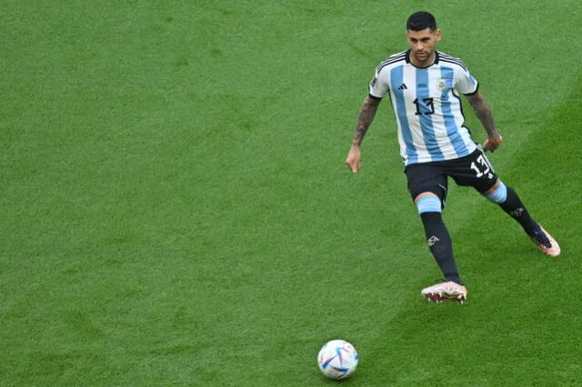 El 'Cuti' Romero es titular con Argentina. Foto: AFP
