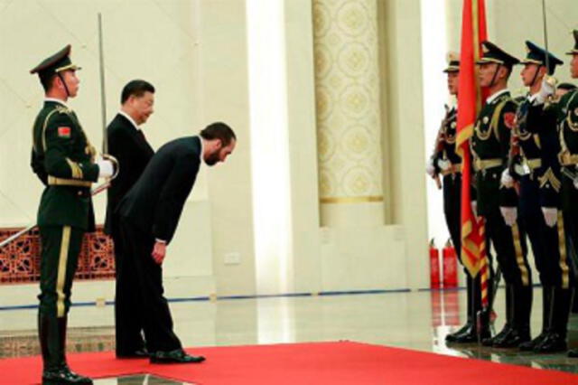 Bukele agradeció la gentileza de Xi durante su visita de Estado. Foto: EFE