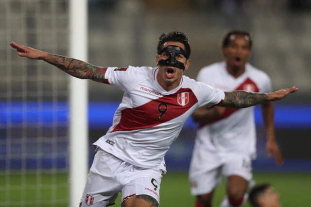 Gianluca Lapadula la esperanza del gol peruano. Foto: AFP