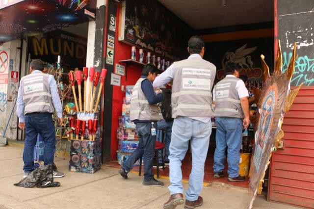 Sucamec incauta casi dos toneladas de pirotécnicos en Lima y provincias