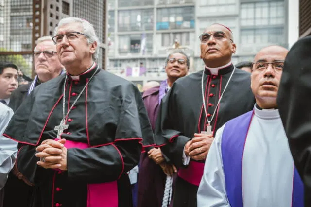 Representantes del Arzobispado de Lima