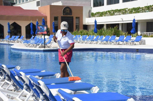 Se prevé que los hoteles de Cancún reinicien sus actividades el 1 de junio. (Foto: AFP/Elizabeth Ruiz)