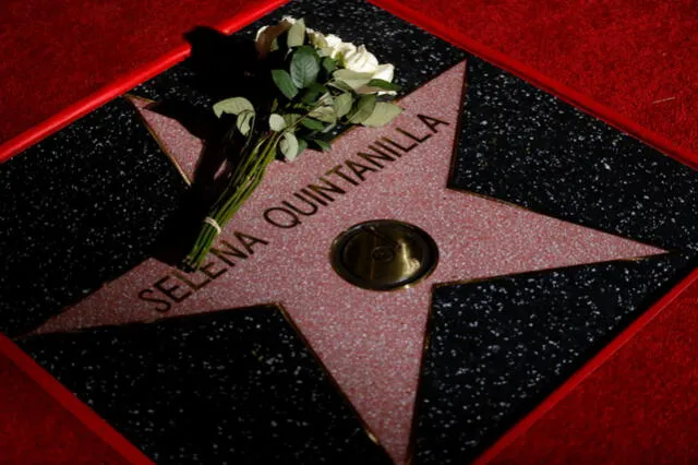 Estrella de Selena Quintanilla en el Paseo de la Fama de Hollywood. (Foto: El Tiempo)