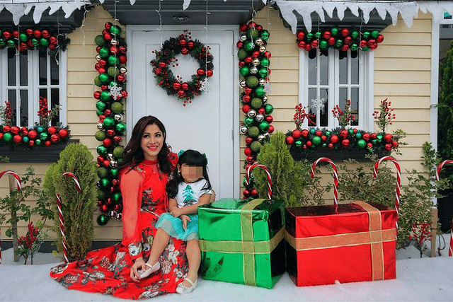 Lesly Castillo presumió la elaborada decoración de su hogar en vista de la llegada de la Navidad. Foto: Lesly Castillo/Instagram