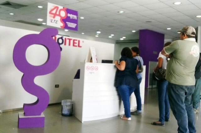  La compañía móvil Digitel fue primera en traer el 4G a Venezuela. Foto: TalCual 
