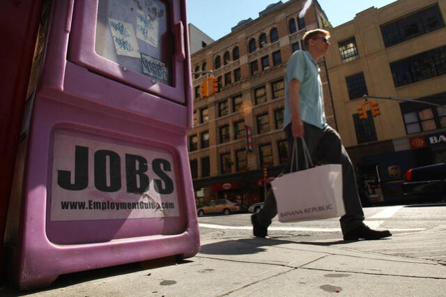  La tasa de desempleo en los Estados Unidos se situó en 3,7%. Foto: AFP   