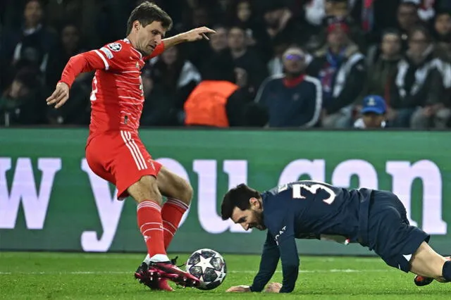 Müller y Messi fueron titulares en el duelo de ida, que terminó 1-0 para el Bayern Múnich. Foto: AFP   