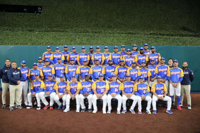 Este el equipo de Venezuela que intentará hacer historia en el Clásico Mundial de Béisbol 2023. Foto: Team Béisbol Venezuela