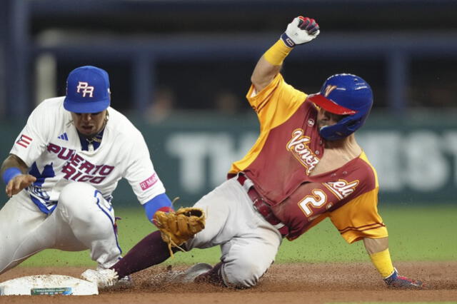 Venezuela viene de vencer, con mucho sufrimiento, a Puerto Rico por un marcador de 9-6 en el Clásico Mundial de Béisbol 2023. Foto: Eric Espada/AFP