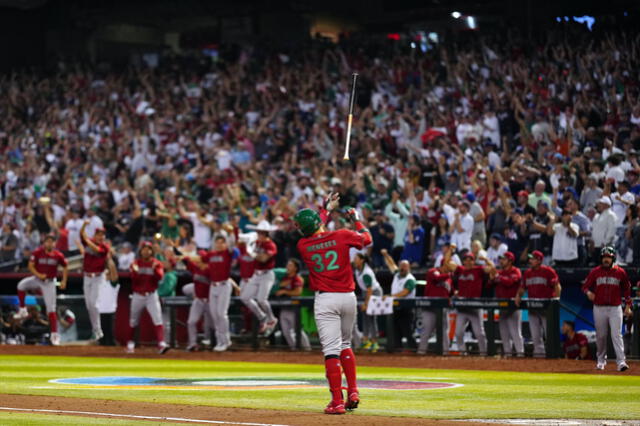 J. Meneses es el mejor jugador que tiene el seleccionado mexicano en el Clásico Mundial de Béisbol 2023. Foto: FoxSports MLB   