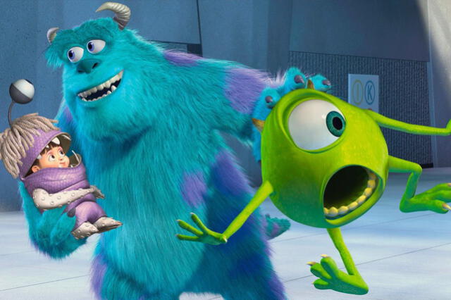  "Monsters Inc." es una de las películas animadas más famosas de Pixar y Hollywood. Foto: Disney<br><br>    
